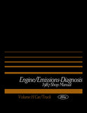 1987 Ford Car / Truck Engine & Emissions Diagnosis Shop Manual