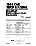 1991 Ford Engine / Emissions Diagnosis Shop Manual - Cars & Trucks