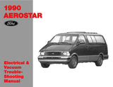 1990 Ford Aerostar Electrical and Vacuum Troubleshooting Manual