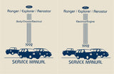 1992 Ford Ranger Explorer Aerostar Service Manual Body Chassis Electrical Engine