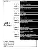 1996 Ford Aerostar, Ranger, Explorer Service Manual Supplement to Service Manual