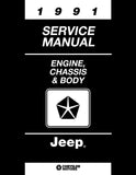1991 Jeep Shop Manual - 2 Volumes