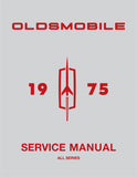 1975 Oldsmobile Service Manual - Includes 11x17 inch COLOR Wiring Diagrams