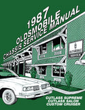 1987 Oldsmobile Service Manual - Cutlass Supreme, Cutlass Salon, Custom Cruiser