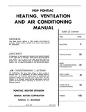 1959 Pontiac HVAC Manual