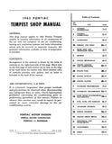 1962 Pontiac Tempest Shop Manual
